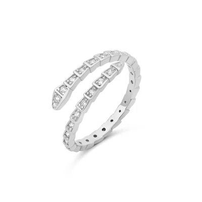 Shymi Women's Snake Ring - Silver