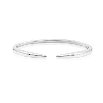 Shymi Women's Solid Claw Cuff - Silver