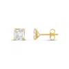 Shymi Women's Square Prong-set Mini Studs - Gold In Gold