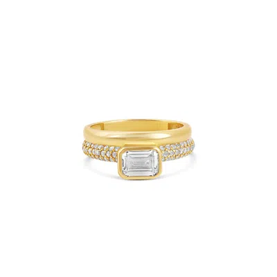 Shymi Women's Stacking Ring Two Piece Set - Gold