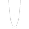 Shymi Women's Thin Tennis Necklace - Silver