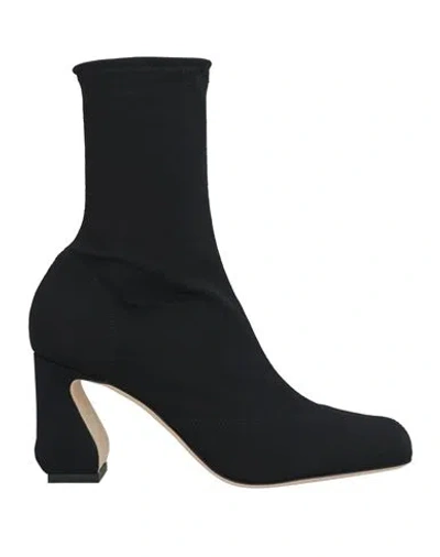 Si Rossi By Sergio Rossi Woman Ankle Boots Black Size 10 Soft Leather