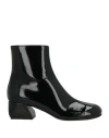 Si Rossi By Sergio Rossi Woman Ankle Boots Black Size 6 Latex In Black