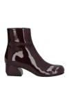Si Rossi By Sergio Rossi Woman Ankle Boots Deep Purple Size 7.5 Latex