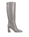 Si Rossi By Sergio Rossi Woman Boot Grey Size 7.5 Soft Leather In Grey