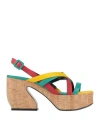 Si Rossi By Sergio Rossi Woman Mules & Clogs Green Size 8 Leather In Green