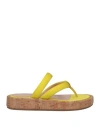 SI ROSSI BY SERGIO ROSSI SI ROSSI BY SERGIO ROSSI WOMAN MULES & CLOGS LIME GREEN SIZE 7 TEXTILE FIBERS