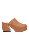 Si Rossi By Sergio Rossi Woman Mules & Clogs Tan Size 8 Soft Leather In Tan