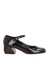 Si Rossi By Sergio Rossi Woman Pumps Burgundy Size 9 Leather In Red