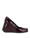 Si Rossi By Sergio Rossi Woman Pumps Deep Purple Size 8 Leather