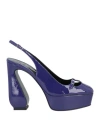 Si Rossi By Sergio Rossi Woman Pumps Purple Size 7 Leather