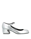 Si Rossi By Sergio Rossi Woman Pumps Silver Size 4 Leather