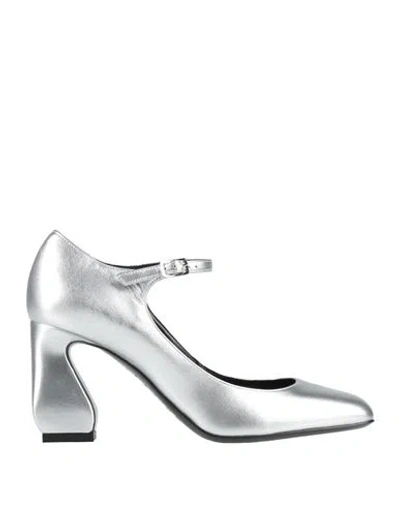 Si Rossi By Sergio Rossi Woman Pumps Silver Size 6 Leather