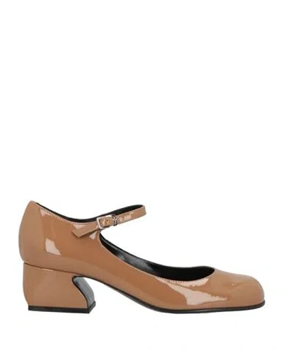 Si Rossi By Sergio Rossi Woman Pumps Tan Size 8 Leather In Brown
