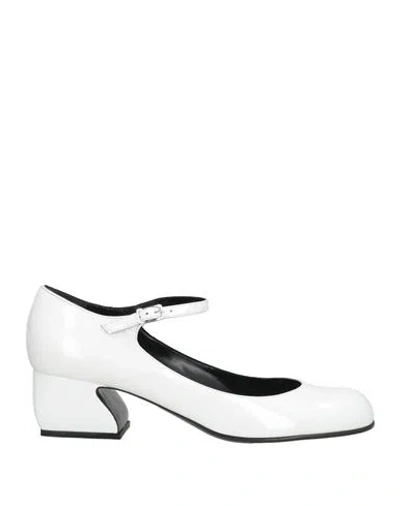 Si Rossi By Sergio Rossi Woman Pumps White Size 7 Leather