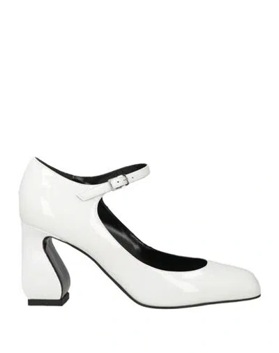 Si Rossi By Sergio Rossi Woman Pumps White Size 7 Leather