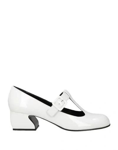 Si Rossi By Sergio Rossi Woman Pumps White Size 8 Leather