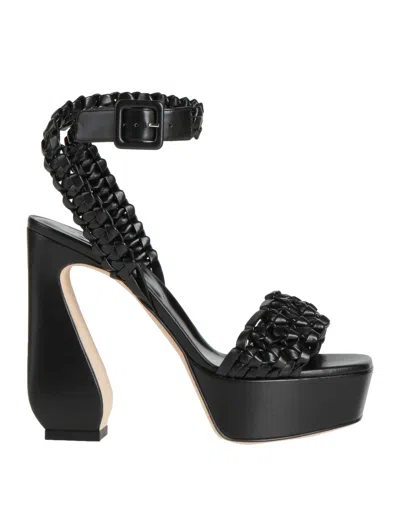 Si Rossi By Sergio Rossi Sandals In Black