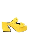 Si Rossi By Sergio Rossi Woman Sandals Mandarin Size 8 Leather