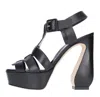 Si Rossi Sandals Black In Nero Neri E Grigi
