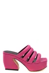 Si Rossi Sandalias - Fucsia In Fuchsia