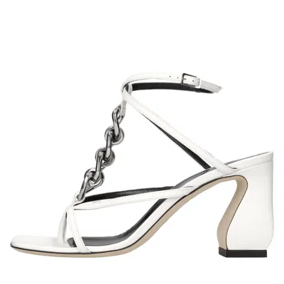 Si Rossi Sandals White In Bianco Neutri