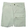 Si Tu Veux Men's Brutini Cargo Shorts In White In White