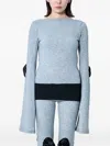 Sia Arnika Open-back Elbow-patch Top