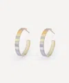 SIA TAYLOR SIA TAYLOR 18CT-24CT GOLD DAWN TO DUSK HOOP EARRINGS