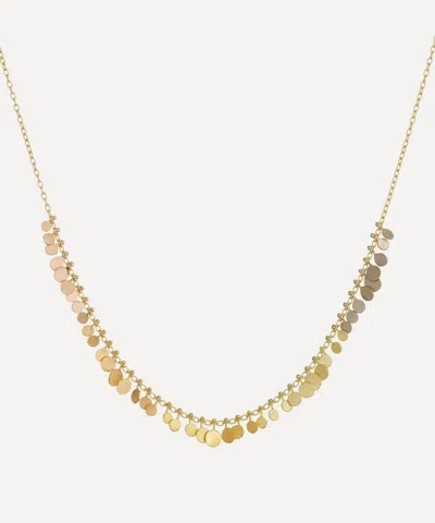 Sia Taylor 18ct-24ct Gold Rainbow Graduating Dots Necklace In Gold