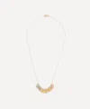 SIA TAYLOR SIA TAYLOR 18CT-24CT GOLD RAINBOW TINY DANDELION ARC NECKLACE