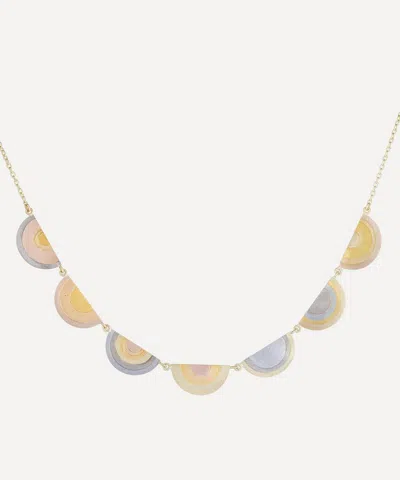 Sia Taylor 18ct-24ct Gold Sun Halos Necklace