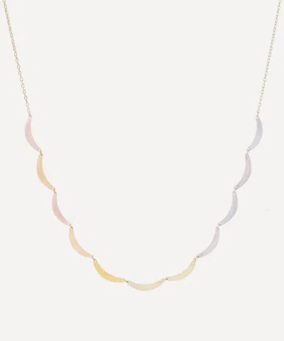 Sia Taylor 18ct-24ct Gold Sunset Cloud Arc Necklace