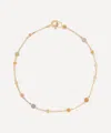 SIA TAYLOR SIA TAYLOR 18CT-24CT RAINBOW GOLD SCATTERED DUST BRACELET