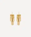 Sia Taylor 18ct Gold Long Rainfall Drop Earrings