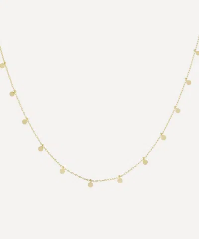 Sia Taylor 18ct Gold Medium Even Dots Necklace