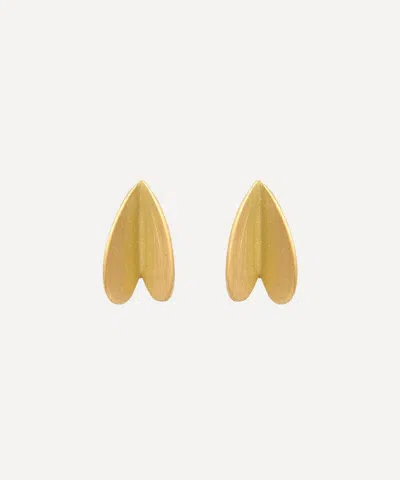 Sia Taylor 18ct Gold Medium Wings Stud Earrings