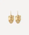 SIA TAYLOR SIA TAYLOR 18CT GOLD PETALS DROP EARRINGS