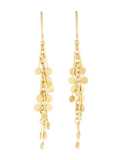 Pre-owned Sia Taylor 18k Medium Dot Drop Earrings In Multicolor