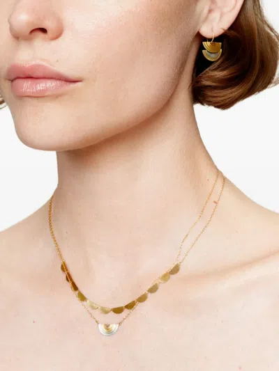 Sia Taylor 18k Yellow/white/rose Gold Sun Halo Earrings