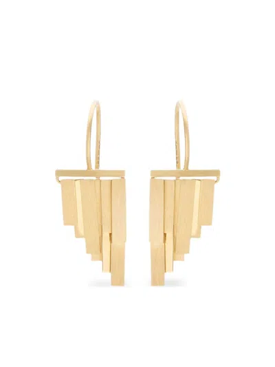 Sia Taylor 18kt Yellow Gold Tiny Rainfall Earrings