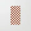 Siafu Home Handloomed Checkered Table Runner In Brown