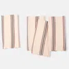 Siafu Home Mistari Striped Napkins Set Of 4 In Multi