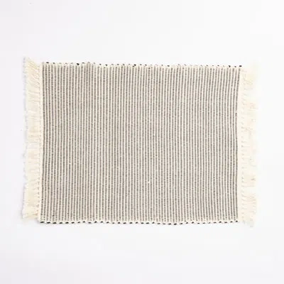 Siafu Home Sungura Placemats - Set Of 4 In Grey