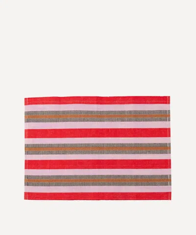 Siafu Home Upendo Red Placemats Set Of Six