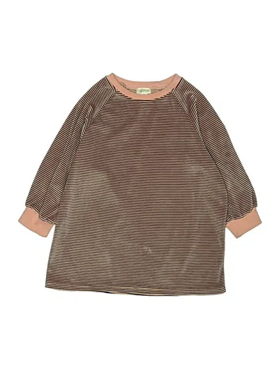 Pre-owned Siaomimi Kids' Pullover Sweater In Brown