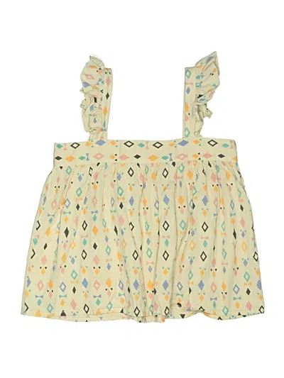 Pre-owned Siaomimi Kids' Sleeveless Blouse In Yellow