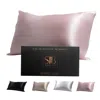 Sib Silk Black Sib® Hyaluronic Acid Infused Silk Pillowcase In Black
