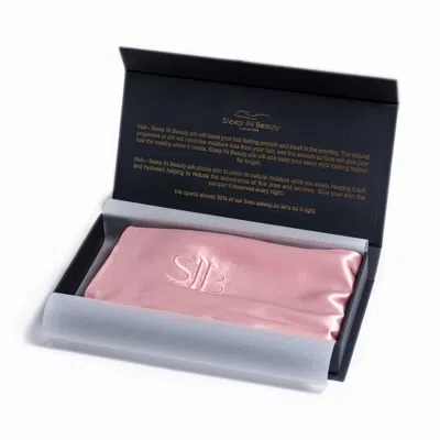 Sib Silk Sib® Luxury Silk Pillowcase - Pair  Pure Silk - Pink In Black