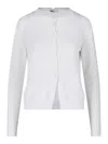 Sibel Saral Crewneck Cardigan - White In White